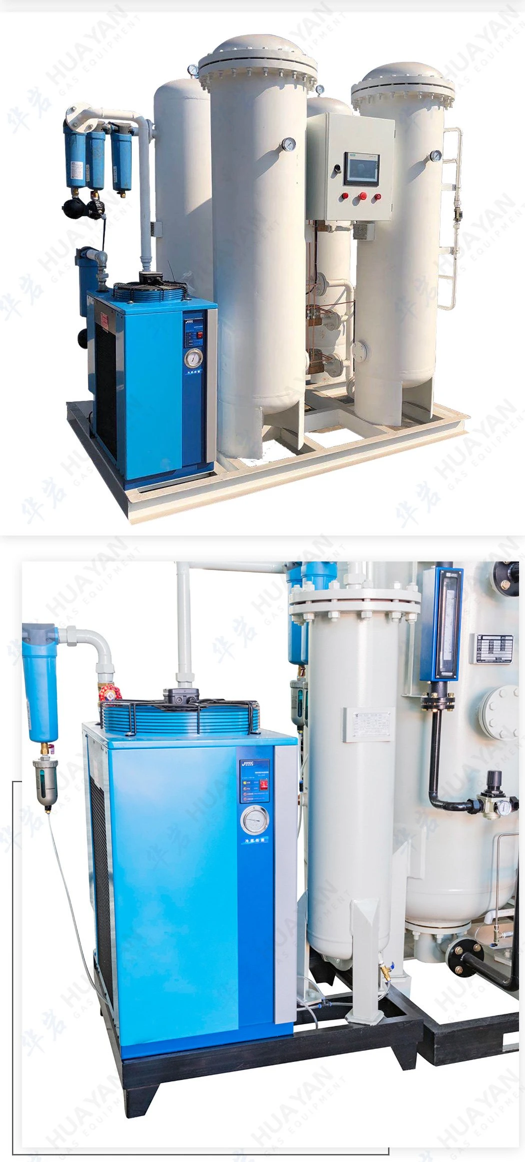 Hyo-40 93% Oxygen Production Plant with Filling Station Industrial Medical Mobile Oxygen Generator